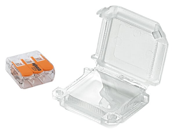 WAGO - Lot de 4 boîtiers de connexion étanches IPX8 3 entrées S221 - Wago - large