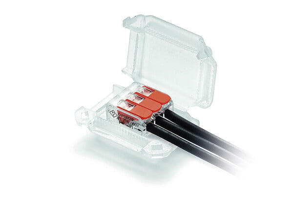WAGO - Lot de 4 boîtiers de connexion étanches IPX8 3 entrées S221 - Wago - large