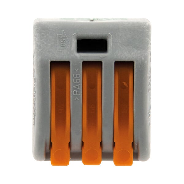 WAGO - Sachet de 10 bornes 3 entrées série 222 - Wago - large