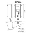 AIPHONE - Boitier D'angle Pour Platine Saillie - vignette