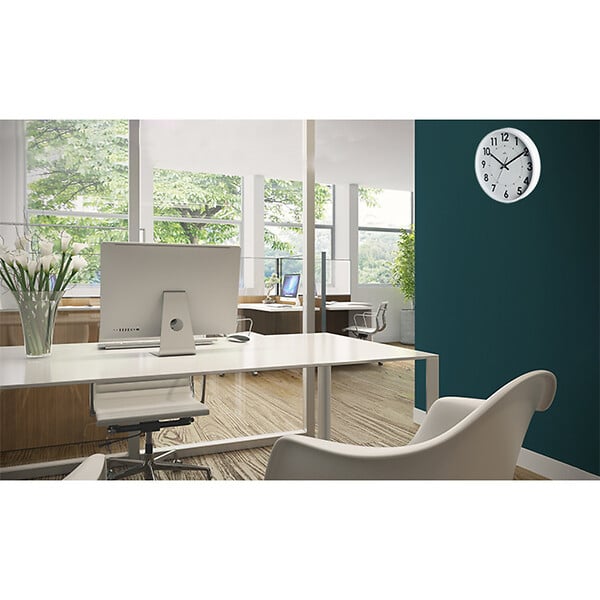 ORIUM - Horloge silencieuse Abylis Ø30cm - Blanc - Orium - large