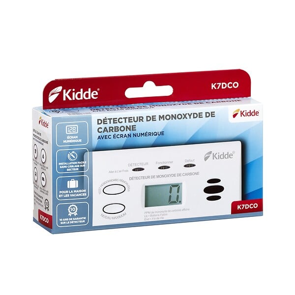 KIDDE - Détecteur monoxyde de carbone - autonomie 10 ans - Kidde - large