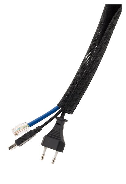ZENITECH - Gaine auto agrippante 2m - range cordons ou câbles - Zenitech - large