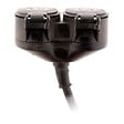 ZENITECH - Prolongateur à double tête pour chantier HO7RN-F 16A 3G1,5mm² - Noir 1m - Zenitech - vignette