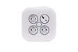 ZENITECH - Enrouleur électrique domestique 3 prises + 2 USB-A/C - Blanc - Zenitech - vignette
