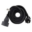 ZENITECH - Lot de 6 prolongateurs 16A 2P+T HO5VV-F 3G1,5mm² - noir 10m - Zenitech - vignette