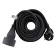 ZENITECH - Lot de 3 prolongateurs 16A HO5VV-F 3G1,5mm² - Noir 3m - Zenitech - vignette