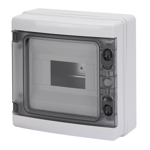 GEWISS - Coffret électrique étanche 8 modules sans bornier - GEWISS - GW40102 - large