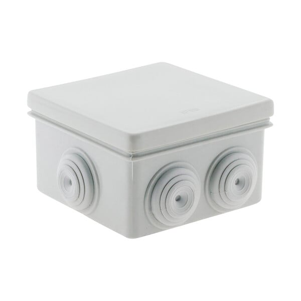 ZENITECH - Lot de 36 boîtes étanches carrées 80x80x40mm - Gris - Zenitech - large