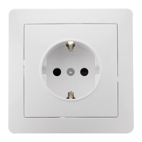 ZENITECH - Prise encastrée Schuko - Blanc - Orys - Zenitech - large