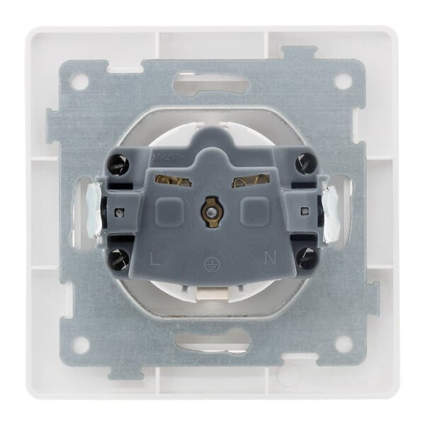 ZENITECH - Prise encastrée Schuko - Blanc - Orys - Zenitech - large
