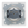 ZENITECH - Prise encastrée Schuko - Blanc - Orys - Zenitech - vignette