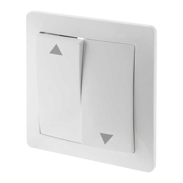 ZENITECH - Bouton poussoir volet roulant - Blanc - Orys - Zenitech - large