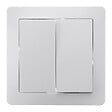 ZENITECH - Va-et-vient double en saillie à bornes automatiques - Blanc - Orys -Zenitech - vignette
