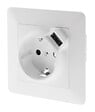 ZENITECH - Prise Schuko Asfora + USB - Zenitech - vignette
