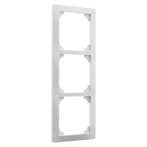 ZENITECH - Triple plaque de finition - Blanc - Orys - Zenitech - large