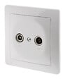 ZENITECH - Prise TV-SAT - Blanc - Orys - Zenitech - vignette