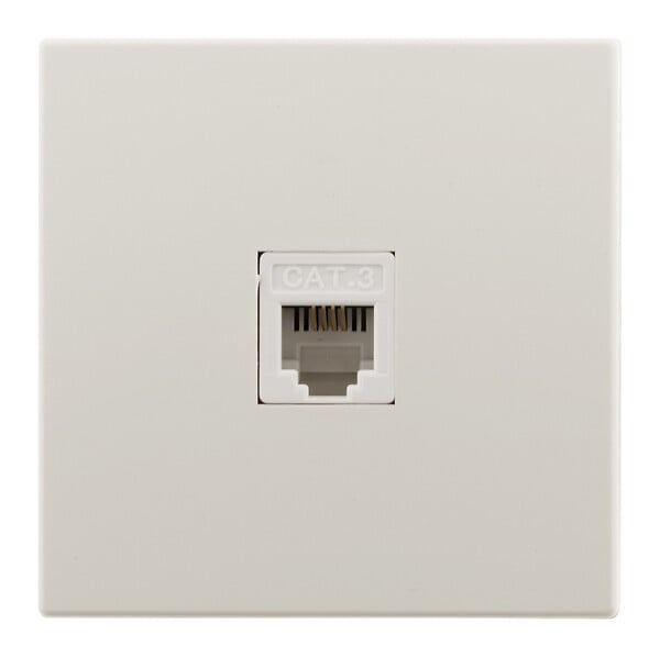 ZENITECH - Prise RJ11 en saillie IP20 - Blanc - Zenitech - large