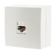 ZENITECH - Prise RJ11 en saillie IP20 - Blanc - Zenitech - vignette