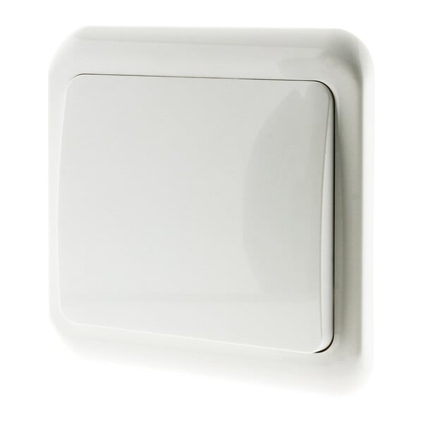 ZENITECH - Interrupteur simple encastré Antaria - Blanc - Zenitech - large