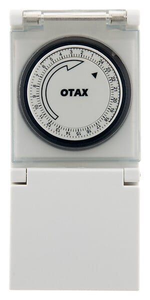OTAX - Programmateur extérieur Schuko IP44 48 programmes - Zenitech - large
