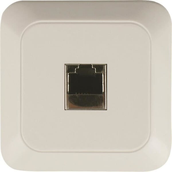 DIO - Prise téléphonique RJ45 en saillie Celesta - blanc - Dio - large