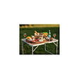 O'CAMP - Lot de 2 tables de camping pliables 6 places - Forme valise - 120 x 60 x 70 cm - vignette