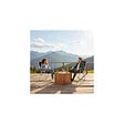 O'CAMP - Lot de 2 fauteuils piccolo de camping pliables - Noir - Dimensions : 57 x 55 x 80 cm - vignette