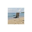 O'CAMP - Lot de 2 fauteuils piccolo de camping pliables - Noir - Dimensions : 57 x 55 x 80 cm - vignette