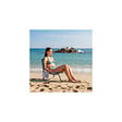 O'BEACH - Chaise cale-dos de plage 1 pliure - Dimensions : 40 x 45 x 50 cm - vignette