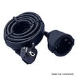 ZENITECH - Rallonge Schuko HO5VV-F 3G1,5mm² 10m - noir - Zenitech - vignette