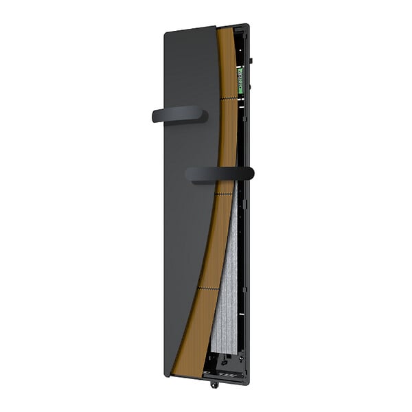 INTUIS - Radiateur connecté Vertical 1000W Verre massif reflet CAMPAVER HUG Nativ - INTUIS - K161733 - large