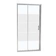 KINDFORD - Porte douche coulissante verre trempé dépoli - l100xH190cm - vignette
