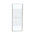 KINDFORD - Porte de douche pivotante verre trempé dépoli - L.80xH.200cm - vignette