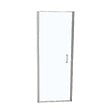 KINDFORD - Porte douche pivotante verre trempé transparent l80xH190cm - vignette