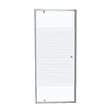 Porte de douche pivotante 4mm sérigraphiée - l80xH185cm - vignette