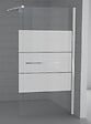 KINDFORD - Paroi de douche italienne verre trempé 8mm - 120x200cm - vignette