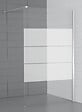 KINDFORD - Paroi de douche à l'italienne - Verre dépoli - l90xH190cm - vignette