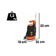 BLACK+DECKER - Pulvérisateur Électrique 5L, Batterie Lithium 3,7 V / 2,6 Ah Pulvérisateur Jardin Végétaux + Lance Télescopique Black+Decker - vignette