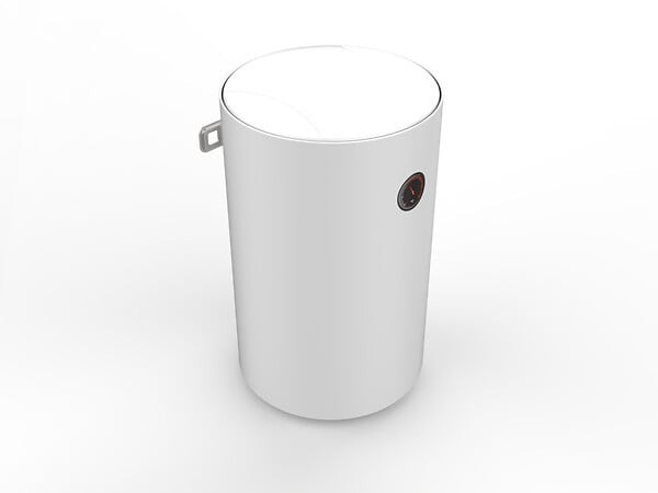 Chauffe-eau cylindrique - Horizontal ou vertical - 50L - 1500W - large