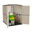 ARTPLAST - Abri de Jardin Extérieur 5500L Beige - Cabanon de jardin en Polypropylène 151x208x200 - Rangement Outils, Vélos, ARTPLAST - vignette