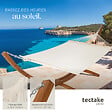 TECTAKE - Hamac sur pied 2 personnes bois blanc en coton polyester 415x150x124 cm - vignette