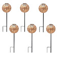 LUMISKY - 6 Balises solaires à planter AGADIR H45cm - vignette