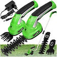 TECTAKE - Taille haie électrique 2 en 1 vert - vignette