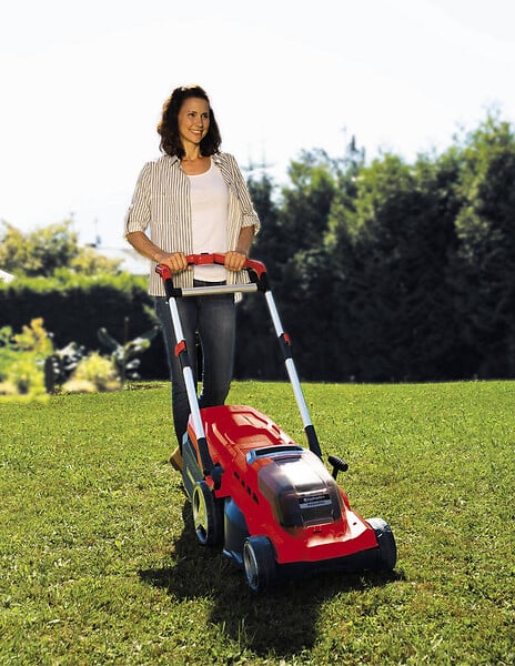 EINHELL - Tondeuse à gazon sans fil RASARRO 36/38 Power X-Change EINHELL 3413180 avec 2 Batteries 4,0 Ah et Chargeur rapide - large