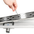 TECTAKE - Caniveau de douche design 1 gris - vignette