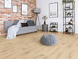 FORESTEA - Sol stratifié effet parquet â€“ 8 mm â€“ boîte de 9 lames - 2,49 m2 â€“ EH VILLA GRANDE K063 ORGANIC OAK - vignette