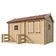 TIMBELA - Timbela M503 Maison en bois pour enfants - 178x241xH151cm / 2.63m2 - vignette