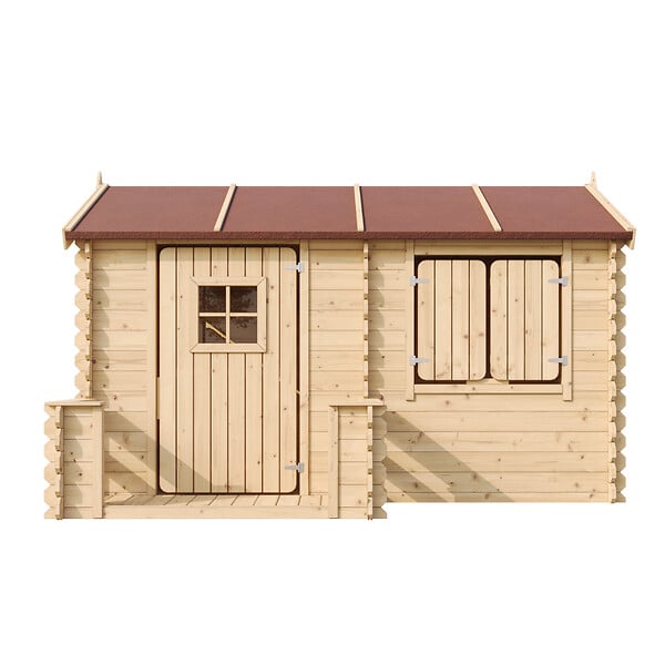 TIMBELA - Timbela M503 Maison en bois pour enfants - 178x241xH151cm / 2.63m2 - large