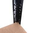 BRIXO - Etagère de Garage 5 tablettes Bois MDF 120xP45xH180 cm Charges lourdes 300Kg Structure Acier Rangement Rayonnage BRIXO - vignette